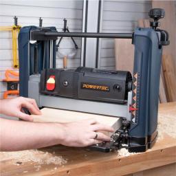 POWERTEC 12-1/2 in. 15 Amp 2-Blade Portable Benchtop Thickness Planer thumbnail 6