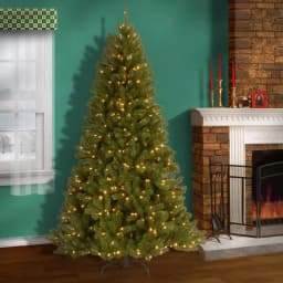 National Tree Company 7.5 ft. North Valley Spruce Artificial Christmas Tree with Dual Color LED Lights thumbnail 2