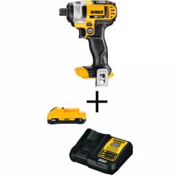 DEWALT 20V MAX Cordless 1/4 in. Impact Driver Kit with 3.0 Ah Battery and Charger thumbnail 1