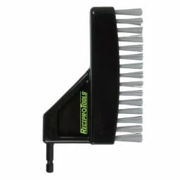 ReciproTool Nylon Offset Brush for Reciprocating Saws, Compatible with Universal Adapter thumbnail 2