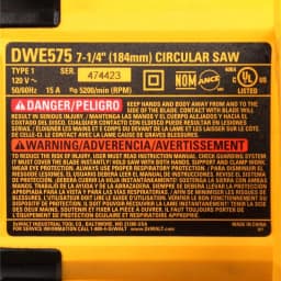 DEWALT 15 Amp 7-1/4 in. Lightweight Corded Circular Saw thumbnail 9