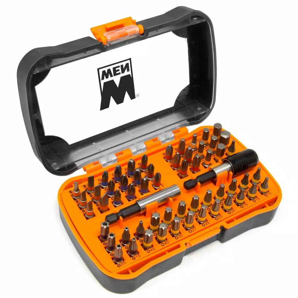 WEN 60-Piece Impact-Rated 1/4 in. Hex Shank Magnetic Screwdriver Bit Set