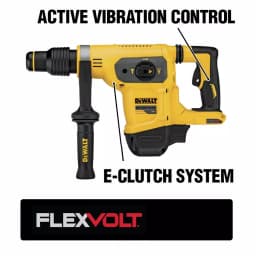 DEWALT FLEXVOLT 60V MAX Brushless SDS MAX Rotary Hammer & 4-1/2 in. Grinder Combo Kit thumbnail 3
