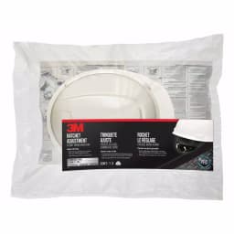 3M White Non-Vented Hard Hat with 4-Point Ratchet Adjustment thumbnail 5