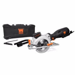 WEN 5 Amp 4-1/2 in. Compact Circular Saw with Laser Guide and Carrying Case thumbnail 1