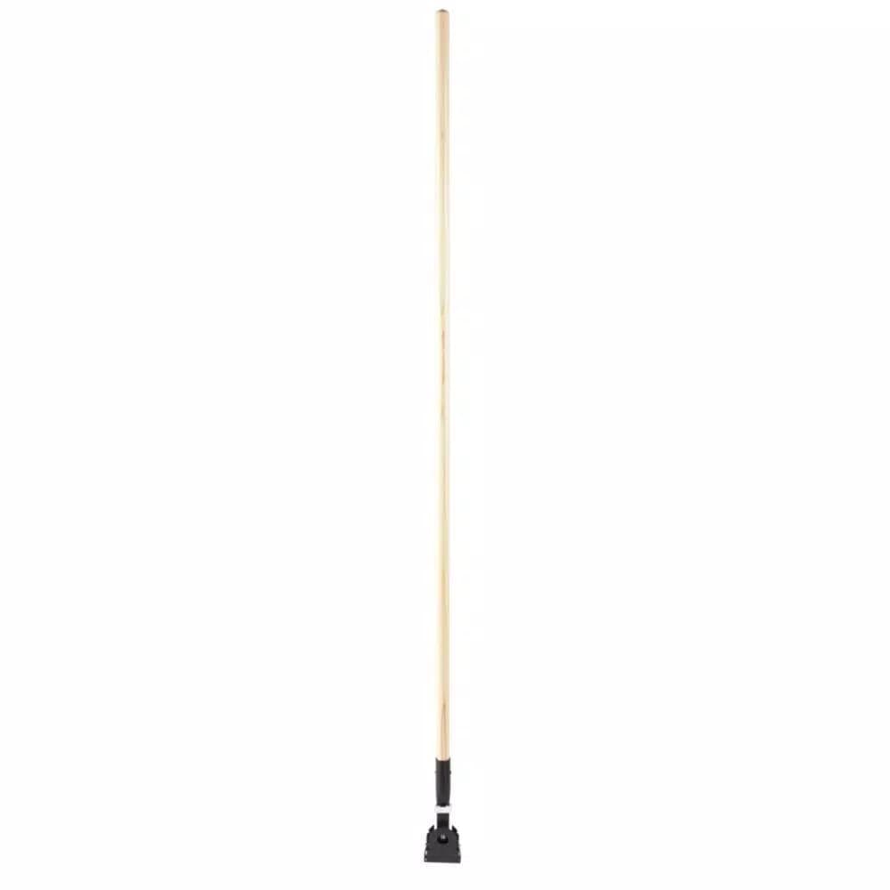 Rubbermaid Commercial Products 60 in. Hardwood Snap-On Dust Mop Handle with 360° Swivel