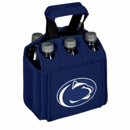 Picnic Time Penn State Nittany Lions 6-Bottle Insulated Neoprene Beverage Carrier - Navy thumbnail 1