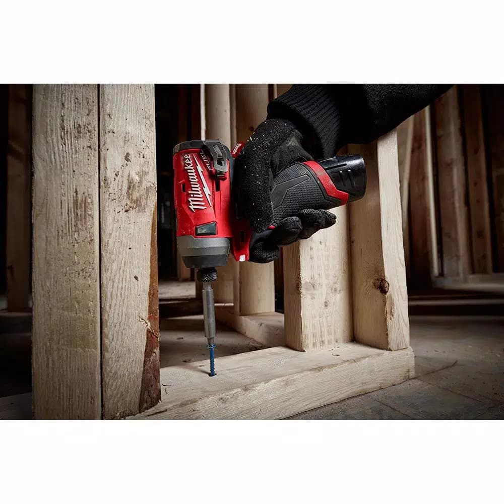 Milwaukee M12 FUEL 12V Brushless 3-Tool Combo Kit with Hammer Drill, Impact Driver, and Stubby Impact Wrench