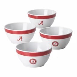 College Kitchen Collection Alabama Crimson Tide 4-Piece Party Bowl Set, Crimson Red thumbnail 1