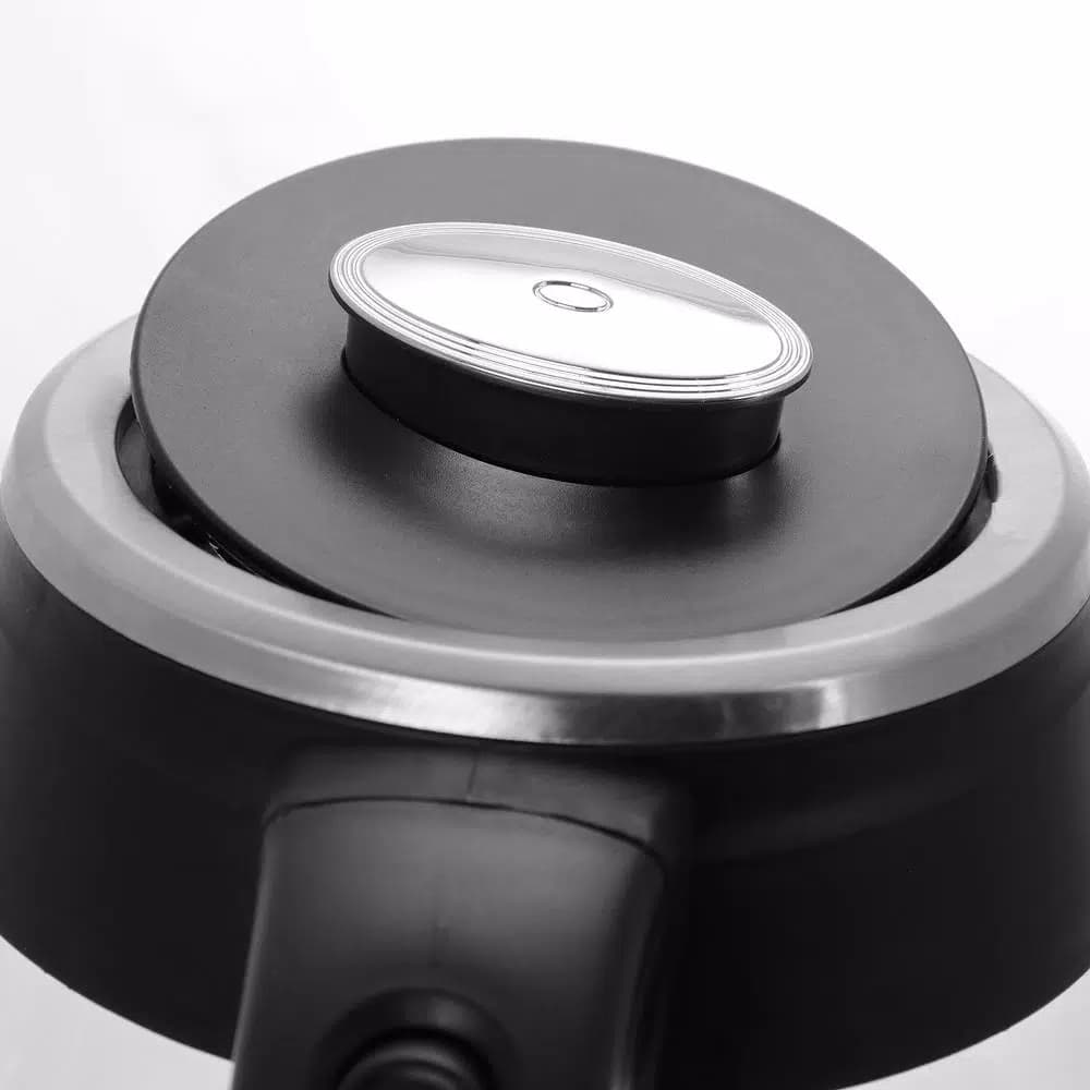 MegaChef 1.8L Cordless Glass and Stainless Steel Electric Tea Kettle with LED Base