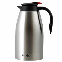 Mr. Coffee Galion 2 Qt. Polished Stainless Steel Coffee Pot with Polypropylene Handle thumbnail 1
