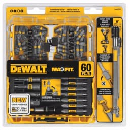 DEWALT MAXFIT 60-Piece Screwdriver Bit Set with Magnetic Screw Lock System thumbnail 4