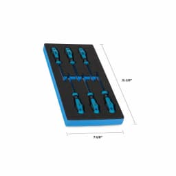Capri Tools Kontour 6-Piece Star Screwdriver Set with Mechanic's Tray thumbnail 2