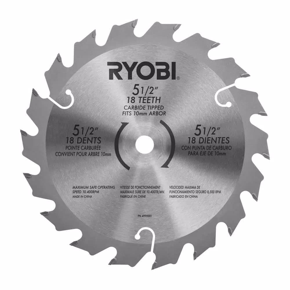 RYOBI 18V ONE+ Cordless 2-Tool Combo Kit with Drill/Driver, Circular Saw, and 31-Piece Black Oxide Bit Set
