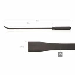 TEKTON 25 in. Angled Tip Pry Bar with Steel Striking Cap thumbnail 10