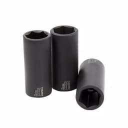 Steelman 16-Piece 1/2 in. Drive Metric 6-Point Deep Impact Socket Set thumbnail 2