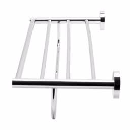 ALFI BRAND 25.75 in. Modern Wall Mount Towel Rack with Shelf, Polished Chrome thumbnail 6
