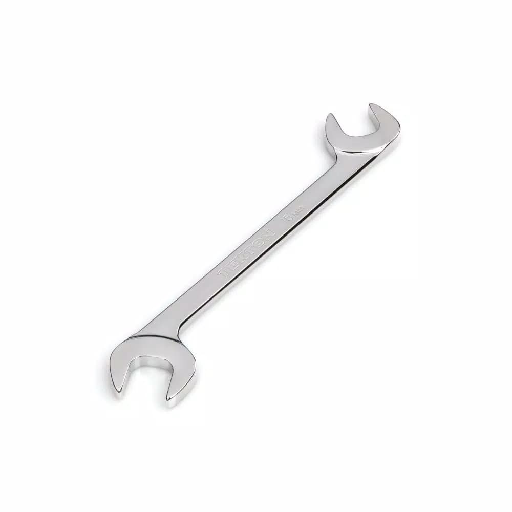 TEKTON 16 mm Angle Head Double Open End Wrench, 60° Offset