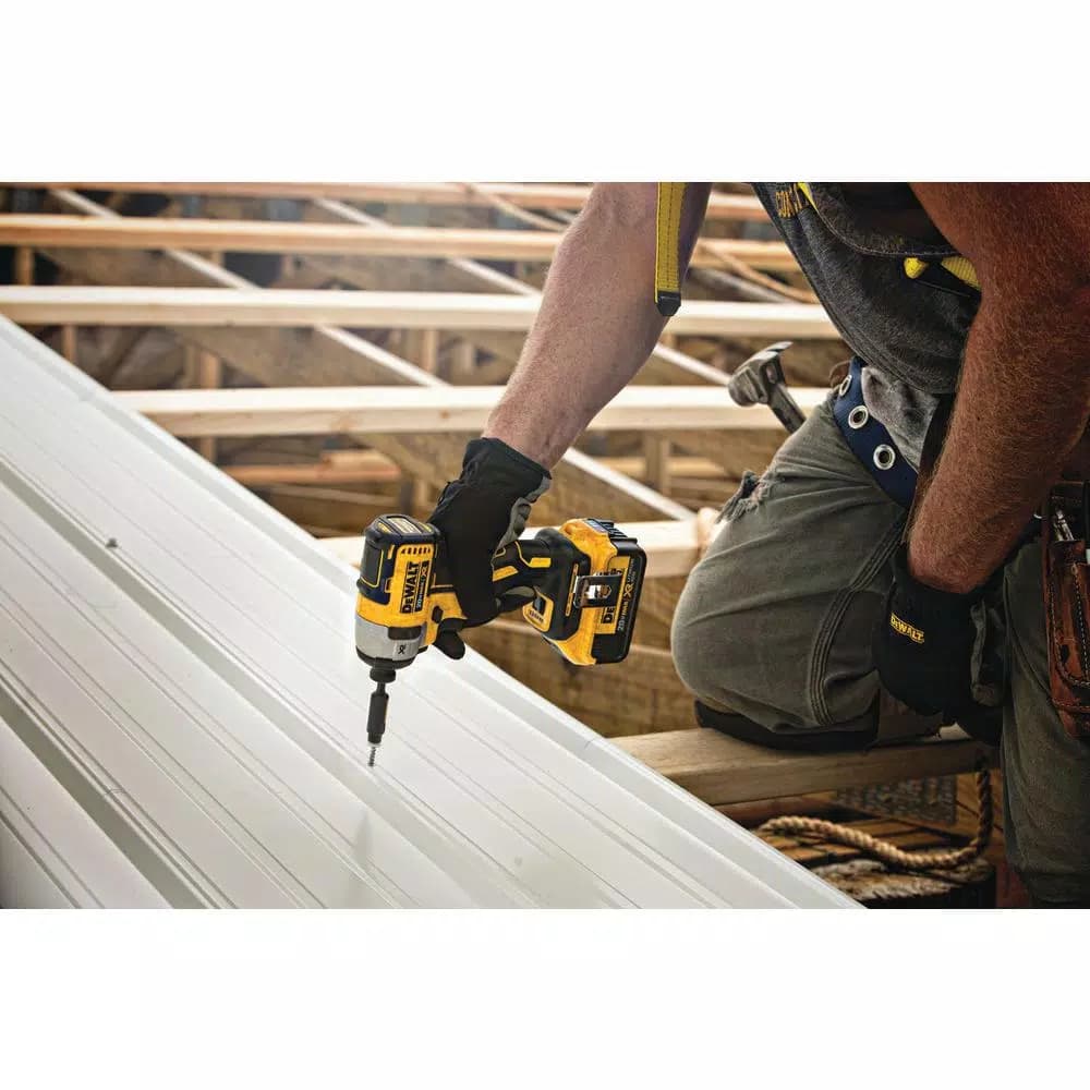 DEWALT 20V MAX XR Brushless 1/4 in. Cordless Impact Driver Kit with Bonus Reciprocating Saw