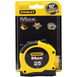 Stanley Max 25 ft. x 1-1/8 in. Tape Measure with 10 ft. Standout and High-Impact ABS Case thumbnail 5
