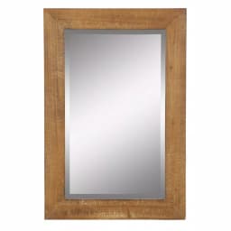 Aspire Home Accents Pueblo Beveled Glass Wood Framed Accent Mirror, 20 in. x 30 in. thumbnail 1