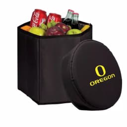 Picnic Time Oregon Ducks 12 Qt. Bongo Collapsible Soft-Side Cooler - Black thumbnail 1