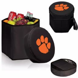 Picnic Time Clemson Tigers 12 Qt. Bongo Collapsible Soft-Side Cooler - Black thumbnail 2