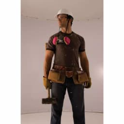 3M White Non-Vented Hard Hat with 4-Point Ratchet Adjustment thumbnail 7
