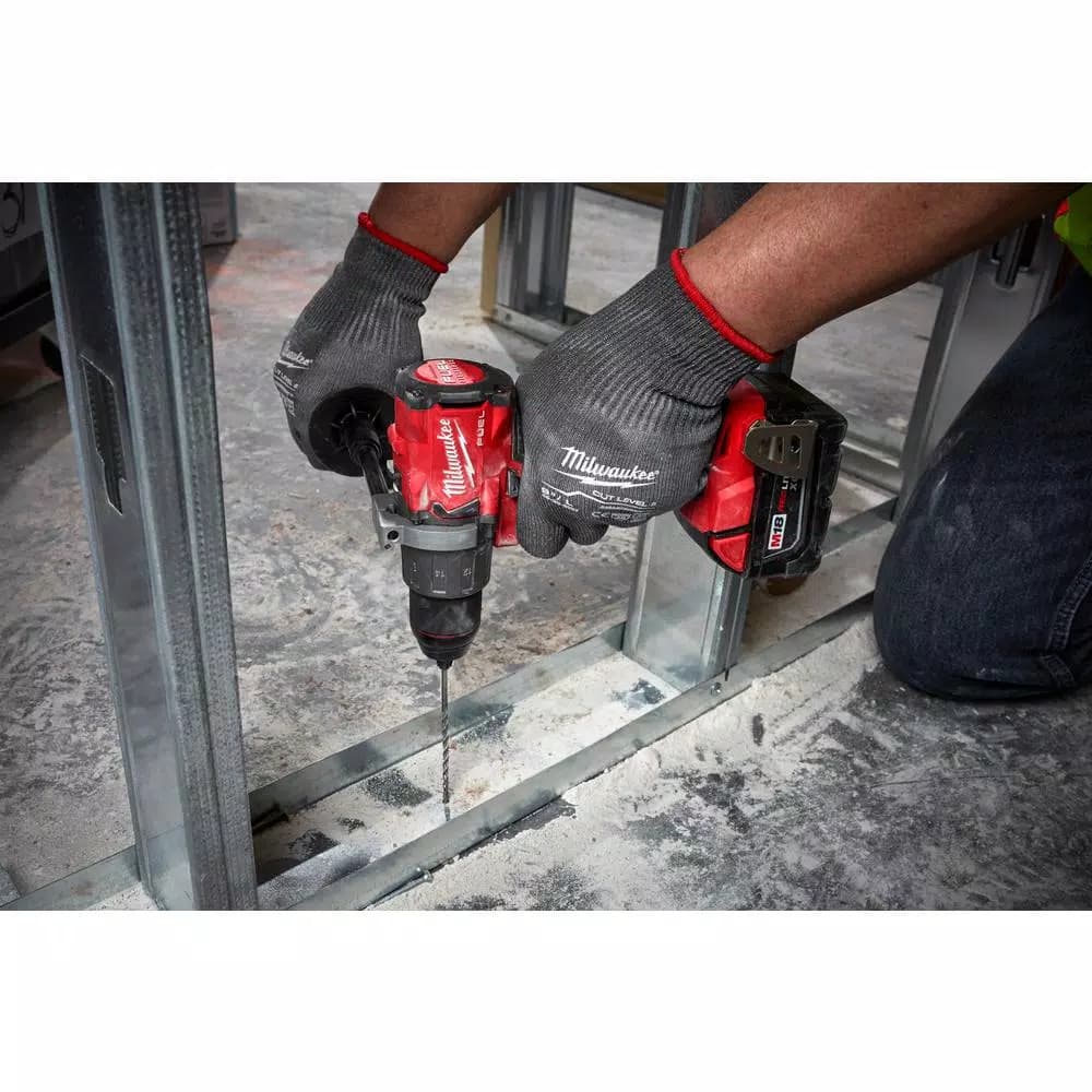 Milwaukee M18 FUEL 18V Brushless Hammer Drill, Impact Driver & Blower Combo Kit