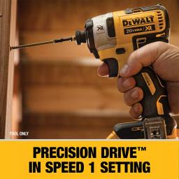DEWALT 20V MAX XR Brushless 3-Speed 1/4 in. Impact Driver & Reciprocating Saw Combo Kit with 5.0Ah Battery thumbnail 10