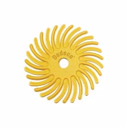 Dedeco Sunburst Radial Discs 220-Grit, 1 in. Diameter, 1/8 in. Arbor, 12-Pack thumbnail 1