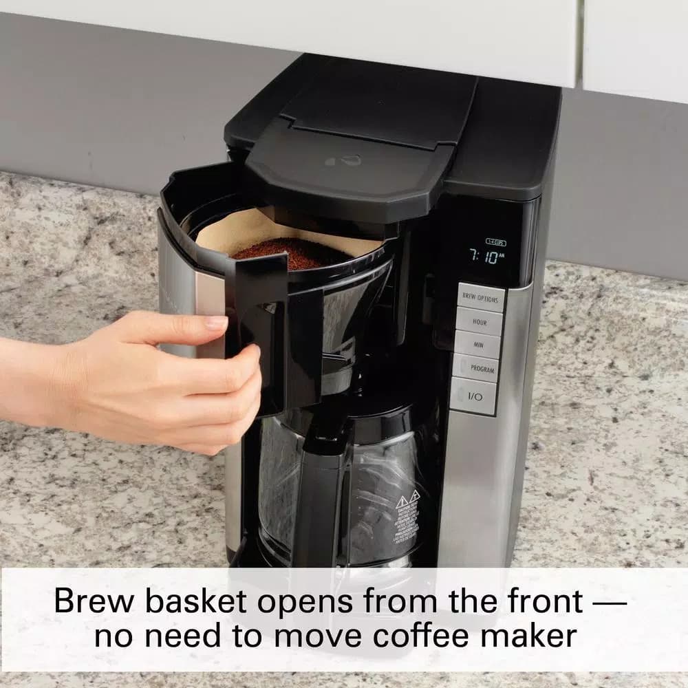 Hamilton Beach 12-Cup Programmable Easy Access Plus Coffee Maker, Black