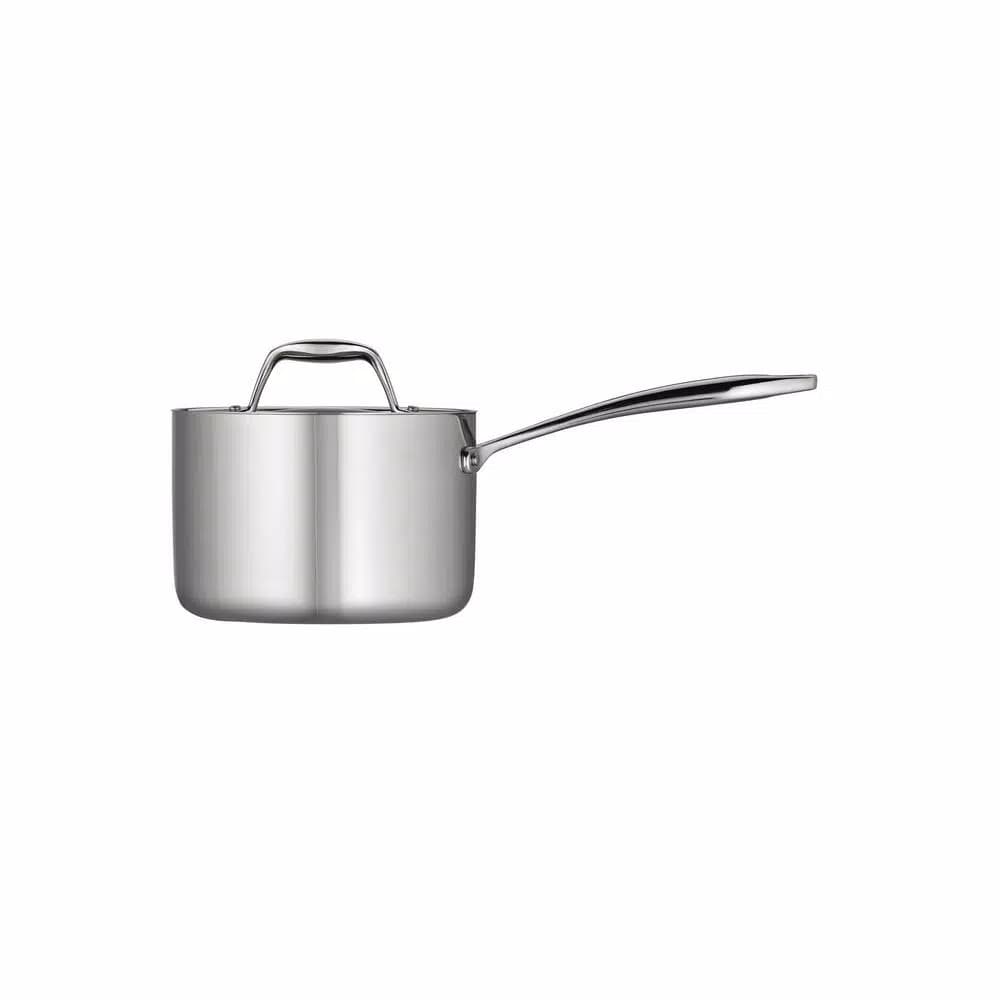 Tramontina 2 Qt Tri-Ply Clad Stainless Steel Sauce Pan with Lid
