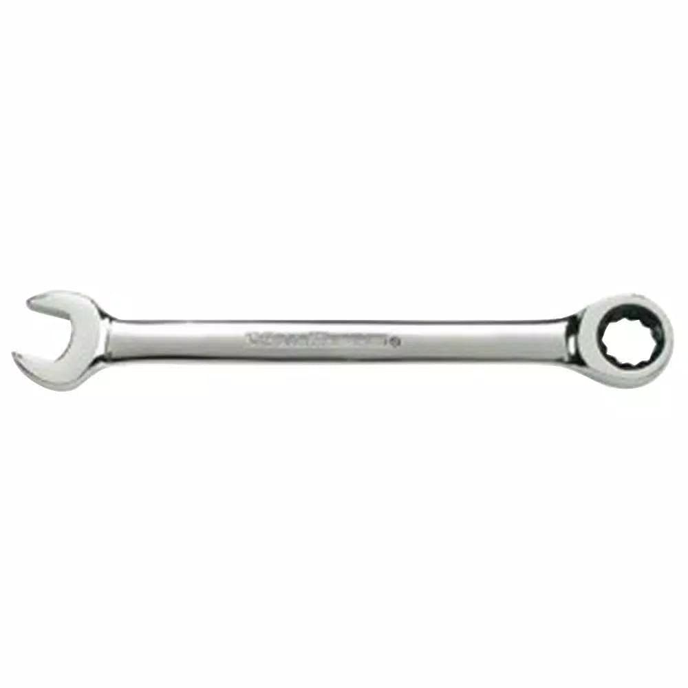 GEARWRENCH 1 in. Combination Ratcheting Wrench, 12-Point Steel, Chrome Finish