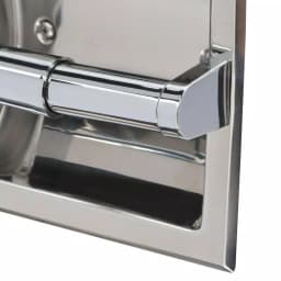 MOEN Recessed Toilet Paper Holder in Polished Chrome with Matching Roller thumbnail 2