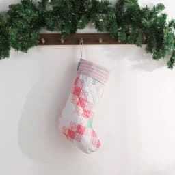 Country Living 17.5 in. Blush Retro Star Christmas Stocking - Vintage Inspired Microfiber thumbnail 6