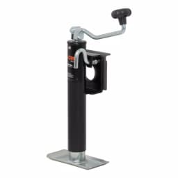 CURT Swivel Bracket-Mount Trailer Jack with Top Handle, 2,000 lbs. Capacity, 10 in. Travel thumbnail 1