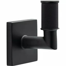 Delta Averland Matte Black Towel and Robe Hook, Contemporary Zinc Construction thumbnail 1