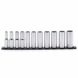 Husky 1/2 in. Drive 11-Piece SAE Deep Socket Set, 12-Point thumbnail 6