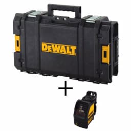 DEWALT DW088CG Green Self-Leveling Cross Line Laser Level with TOUGHSYSTEM Tool Box thumbnail 1