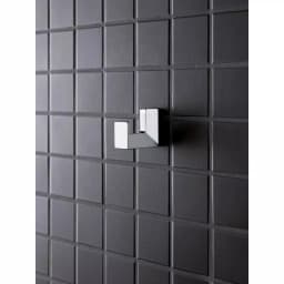 GROHE Selection Cube Wall-Mount Robe Hook in StarLight Chrome thumbnail 3