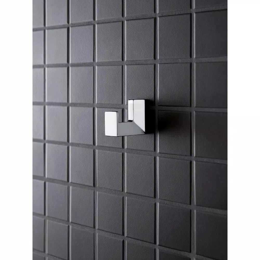GROHE Selection Cube Wall-Mount Robe Hook in StarLight Chrome