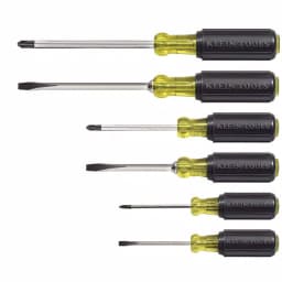 Klein Tools 6-Piece Assorted Screwdriver Set with Cushion Grip Handles thumbnail 1