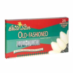 Brite Star 25-Light Frosted White C7 Old Fashioned Incandescent String Lights (Set of 2) thumbnail 2