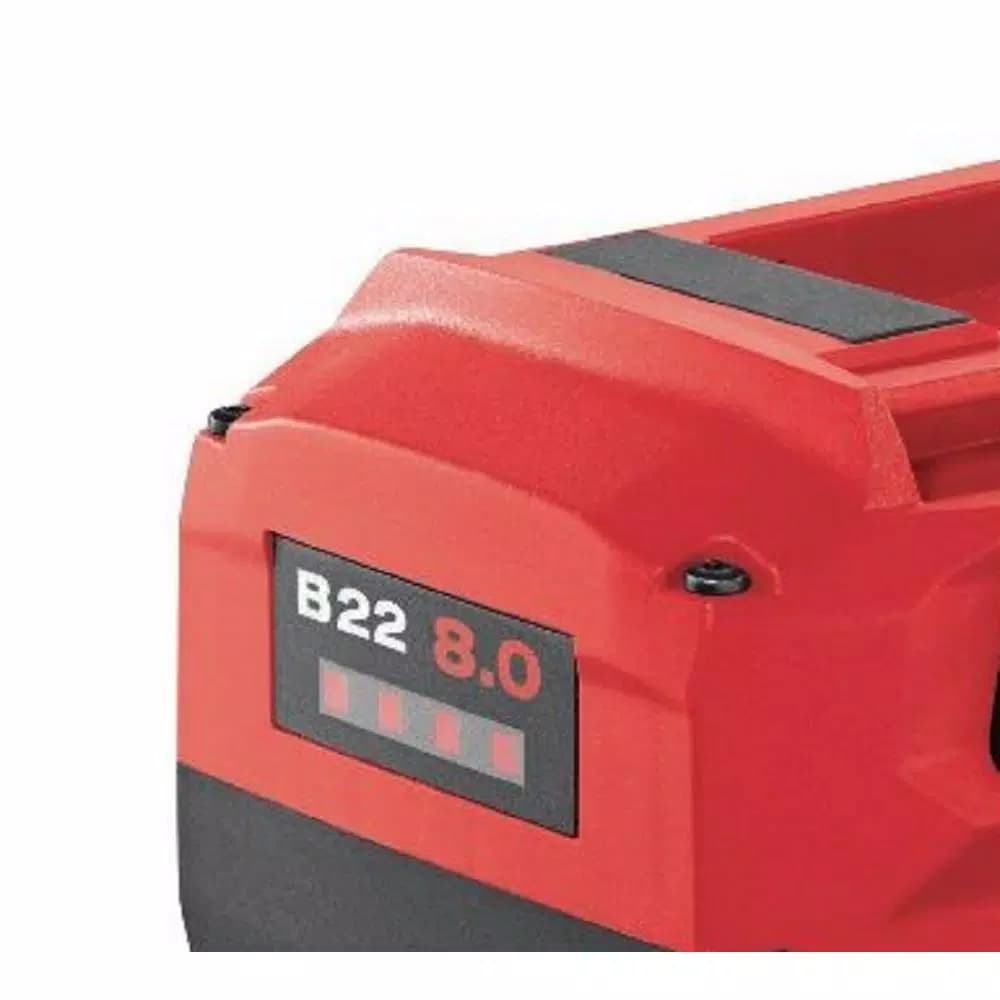 Hilti B 22/8.0 22V 8.0 Ah Lithium-Ion High Performance Industrial Battery Pack