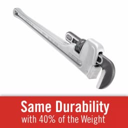 RIDGID 824 24 in. Aluminum Straight Pipe Wrench thumbnail 13