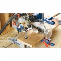 Bosch CM10GD 10 in. Dual-Bevel Sliding Glide Miter Saw with Folding-Leg Stand Bundle thumbnail 3