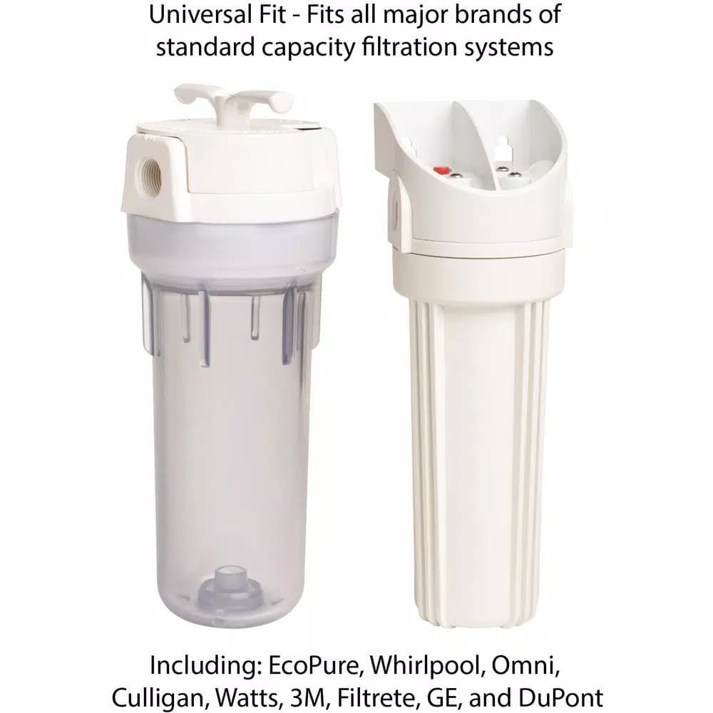 EcoPure Universal Fit Carbon Block Whole House Water Filter Replacement (2-Pack)