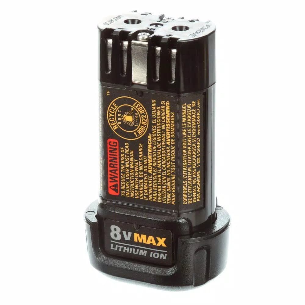 DEWALT 8V MAX Cordless Gyroscopic Screwdriver Kit with 2 1.0 Ah Batteries, Charger & Bag