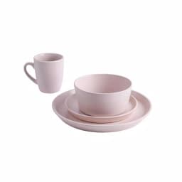 STONE LAIN 32-Piece Pink Stoneware Dinnerware Set, Service for 8 thumbnail 4